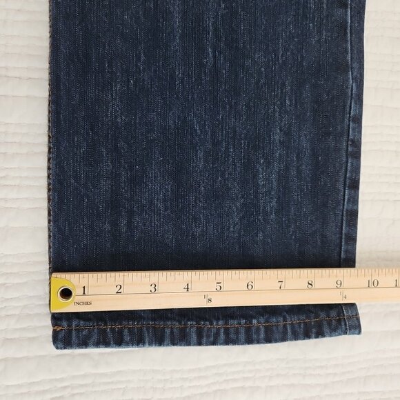 Vintage Y2K Rocawear Jeans Men's 40x34 Med Wash Wide Leg RN# 106830 Logo Pocket - Picture 8 of 16